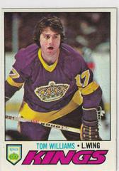 Tom Williams #44 Hockey Cards 1977 Topps Prices