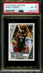 James Harden Basketball Cards 2018 Panini Stickers Prices