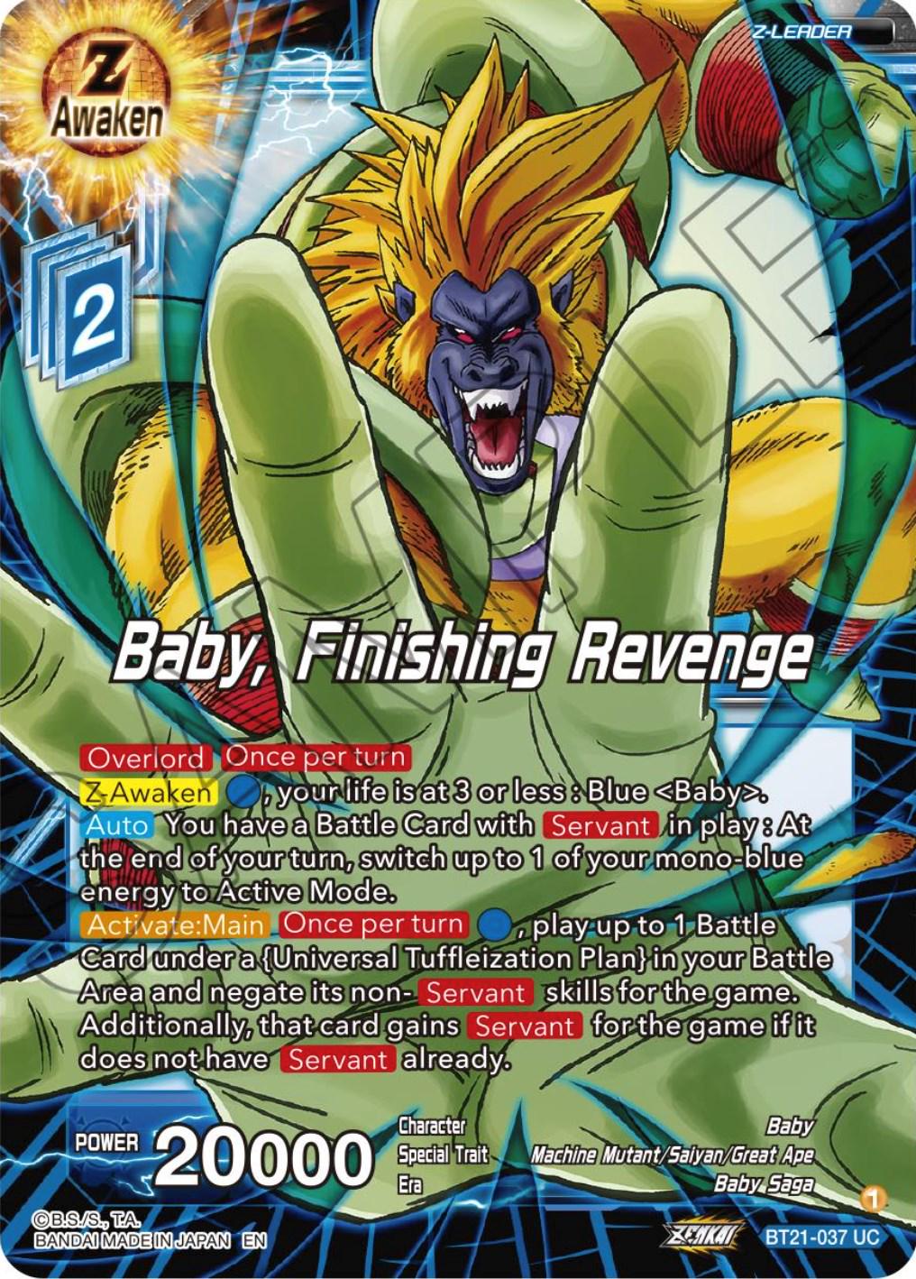 Baby, Finishing Revenge [Foil] BT21-037 Dragon Ball Super Wild Resurgence