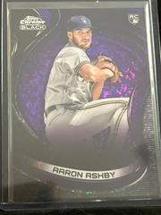 Aaron Ashby [Purple Mini Diamond] #71 Baseball Cards 2022 Topps Chrome Black Prices