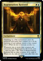 Regenerations Restored [Foil] #1026 Magic Doctor Who Prices