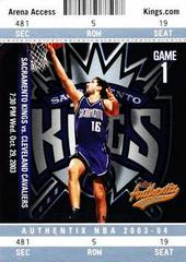 Peja Stojakovic Basketball Cards 2003 Fleer Authentix Prices