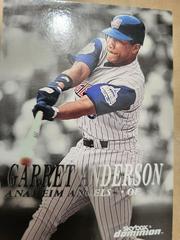 Garret Anderson #27 Baseball Cards 2000 Skybox Dominion Prices