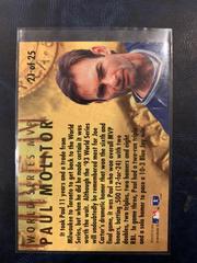 Back | Paul Molitor [Award Winners] Baseball Cards 1994 Ultra Award Winners