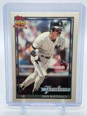 Don Mattingly Baseball Cards 1991 Topps Tiffany Prices