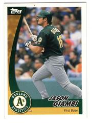 Jason Giambi #10 Baseball Cards 2002 Topps Post Cereal Prices