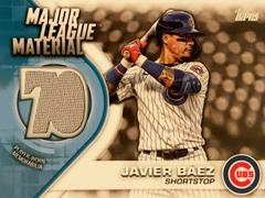 Javier Baez #MLM-JB Baseball Cards 2021 Topps Major League Material Relics Prices