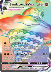 Sandaconda VMAX #206 Pokemon Chilling Reign Prices