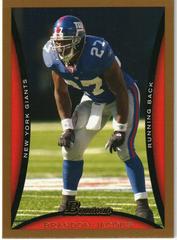Brandon Jacobs [Gold] #44 Football Cards 2008 Bowman Prices