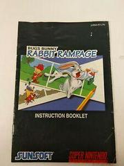 Bugs Bunny Rabbit Rampage - Manual | Bugs Bunny Rabbit Rampage Super Nintendo