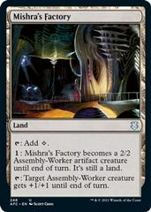 Mishra's Factory Magic Adventures in the Forgotten Realms Commander Prices