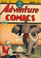 Adventure Comics #34 (1939) Comic Books Adventure Comics Prices