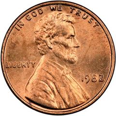 1982 [LARGE DATE BRONZE] Coins Lincoln Memorial Penny Prices