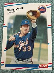 Barry Lyons #140 Baseball Cards 1988 Fleer Prices