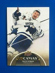 Zach Hyman Hockey Cards 2021 Upper Deck UD Canvas Prices