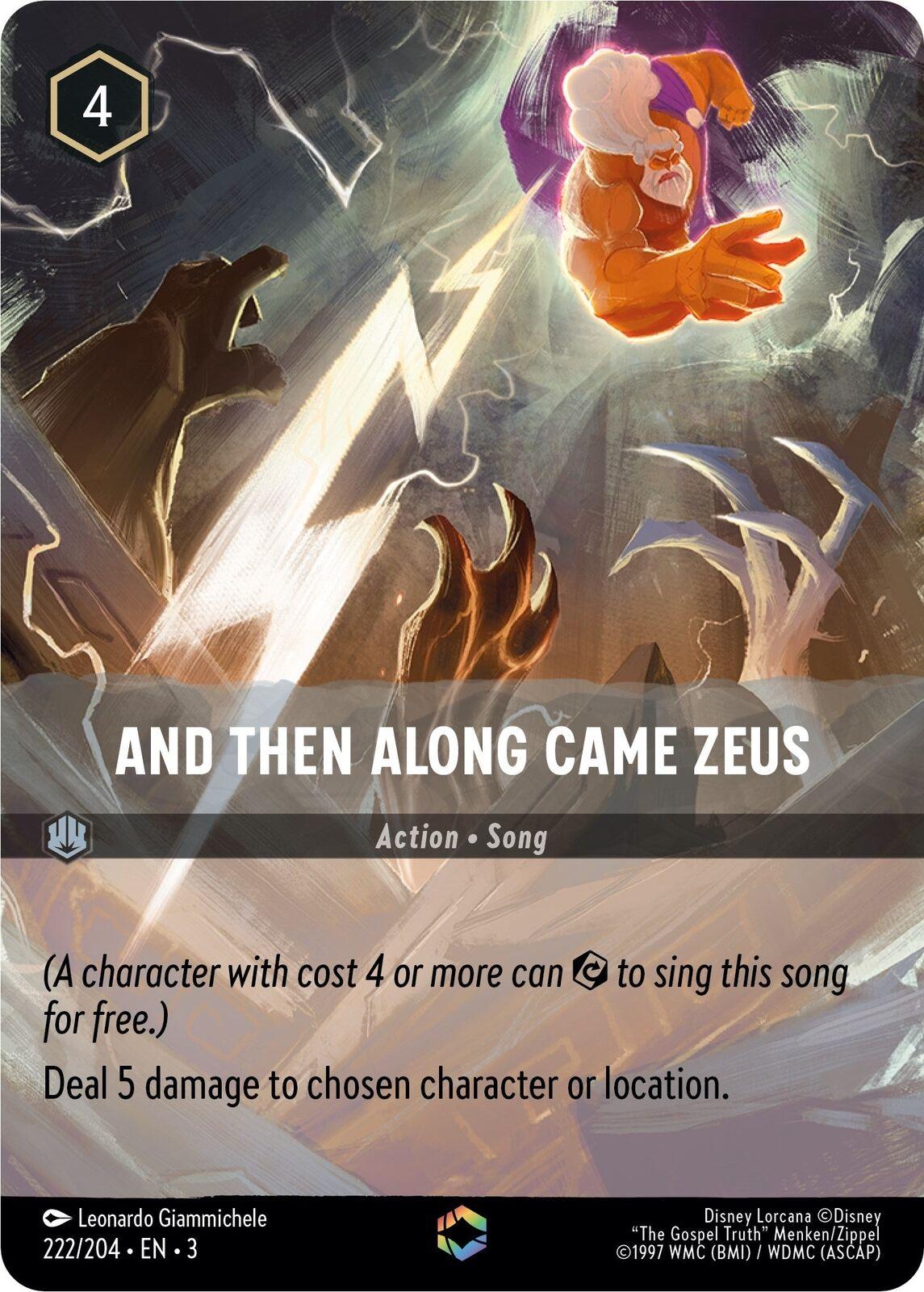 And Then Along Came Zeus #222 Lorcana Into the Inklands