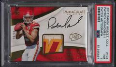 Patrick Mahomes II [Patch Autograph] Football Cards 2017 Panini Immaculate Collection Prices