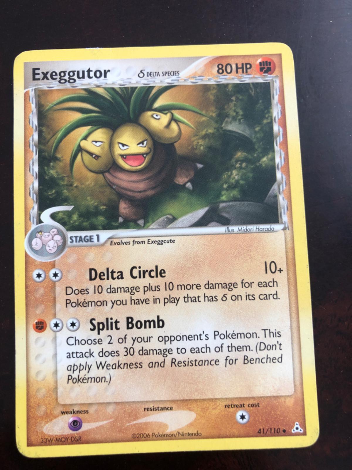Exeggutor [Reverse Holo] Ungraded Pokemon Holon Phantoms
