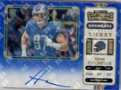 Aidan Hutchinson [SP Variation Autograph Showcase Ticket] Football Cards 2022 Panini Contenders Prices