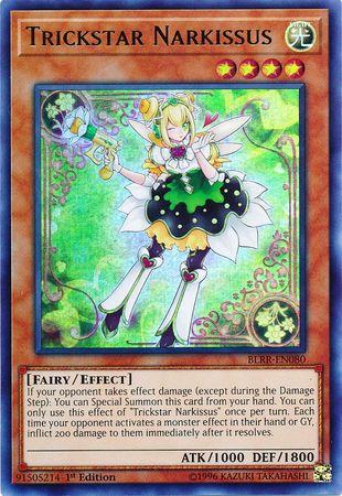 Trickstar Narkissus BLRR-EN080 YuGiOh Battles of Legend: Relentless Revenge