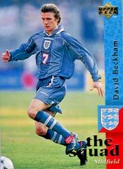 David Beckham #18 Soccer Cards 1997 Upper Deck England Prices