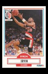 Byron Irvin #156 Basketball Cards 1990 Fleer Prices
