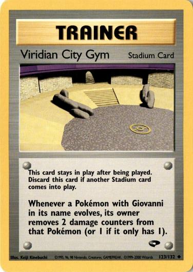 Viridian City Gym #123 Cover Art