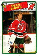 Sean Burke Hockey Cards 1988 Topps Prices