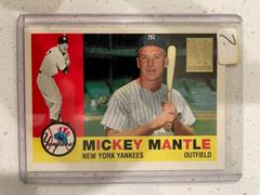1960 Topps Reprint #10 Baseball Cards 1996 Topps Mantle Reprint Prices