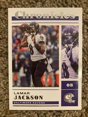 Lamar Jackson Football Cards 2022 Panini Chronicles Prices