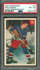 Ron Murphy [Lucky Premium Back] #76 Hockey Cards 1954 Parkhurst Prices