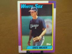 Greg Walker #33 Baseball Cards 1990 Topps Prices