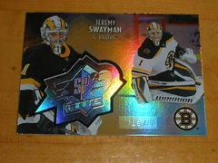 Jeremy Swayman [Spectrum] #SF-4 Hockey Cards 2021 Upper Deck SPx Finite Prices