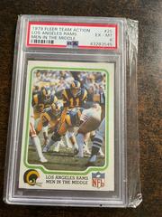 Los Angeles Rams [Men in the Middle] Football Cards 1979 Fleer Team Action Prices