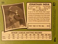 Rear | Jonathan India Baseball Cards 2020 Topps Heritage Minor League