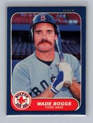 Wade Boggs Baseball Cards 1986 Fleer Prices