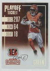 A.J. Green [Playoff Ticket] #82 Football Cards 2016 Panini Contenders Prices