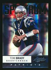 Tom Brady [Spectrum Silver] #34 Football Cards 2012 Panini Absolute Prices