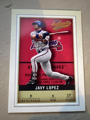 Javy Lopez Baseball Cards 2002 Fleer Authentix Prices