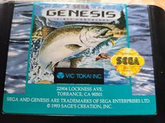 Cartridge (Front) | King Salmon: The Big Catch Sega Genesis
