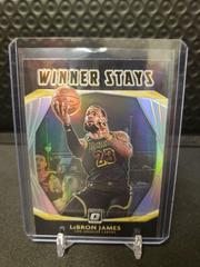 Lebron James [Holo] #20 Basketball Cards 2020 Panini Donruss Optic Winner Stays Prices