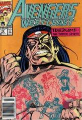The West Coast Avengers [Newsstand] #72 (1991) Comic Books West Coast Avengers Prices
