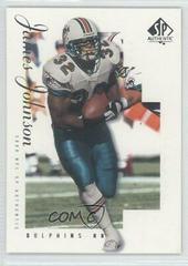 James Johnson #43 Football Cards 2000 SP Authentic Prices