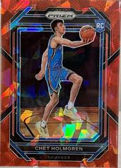 Chet Holmgren [Red Ice] Basketball Cards 2022 Panini Prizm Prices
