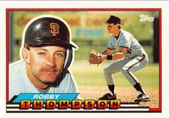 Robert Thompson #163 Baseball Cards 1989 Topps Big Prices