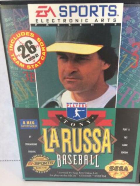 Tony La Russa Baseball [Limited Edition] Sega Genesis