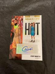 Cody Martin Basketball Cards 2019 Panini Hoops Hot Signatures Rookies Prices