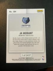 #1 Of 2437  | JA Morant Basketball Cards 2019 Panini Instant