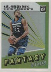 Karl Anthony Towns [Holo] Basketball Cards 2018 Panini Donruss Optic Fantasy Stars Prices