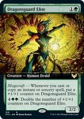 Dragonsguard Elite [Extended Art Foil] Magic Strixhaven School of Mages Prices